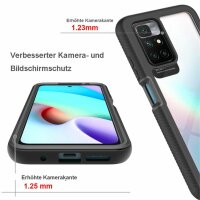 Schutz Hülle Xiaomi Redmi 10, Handy Tasche Silikon Case Cover Handyhülle Bumper