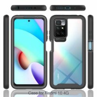 Schutz Hülle Xiaomi Redmi 10, Handy Tasche Silikon Case Cover Handyhülle Bumper
