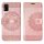 Handyhülle für ZTE Blade A71 – Klapphülle Mandala Roségold