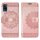 Handyhülle für ZTE Blade A71 – Klapphülle Mandala Roségold