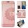 Handyhülle für ZTE Blade A71 – Klapphülle Mandala Roségold