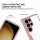360° Grad Hülle für Samsung Galaxy S24 Ultra mit Integriertem Displayschutz Rosa