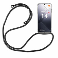 Handykett für Xiaomi 14 / 14 Pro Serie Hülle mit Kordel Handyhülle mit Band 14 in Grau