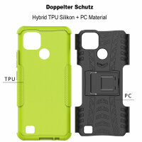 Realme C11 ( 2021 ), Schutz Hülle Handy Tasche Outdoor Schale Case Cover Bumper