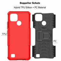 Realme C11 ( 2021 ), Schutz Hülle Handy Tasche Outdoor Schale Case Cover Bumper