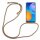 Handy Hülle mit Band Schutzhülle Handykette Seil Silikon Handy Tasche mit Schnur Huawei P Smart 2021 Rainbow