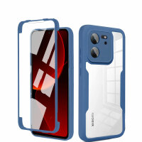 360° Grad Hülle Xiaomi 13T / 13T Pro Handyhülle mit Integriertem Displayschutz Blau