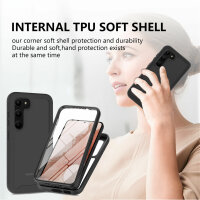 Panzer Hülle Handy Tasche 360 Grad TPU vollschutz mit Integriertem Displayschutz Samsung Galaxy S23