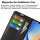 Klapphülle für Samsung Galaxy A35 5G (Schwarz) - Handyhülle PU Leder Hülle Case
