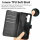 Klapphülle für Samsung Galaxy A35 5G (Schwarz) - Handyhülle PU Leder Hülle Case
