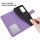 Hülle für Xiaomi 13 Lite Handyhülle Handy Tasche Klapphülle Wallet Case Etui Lila