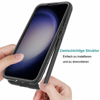 360 Grad Hülle mit eingebautem Displayschutz für Samsung Galaxy A55 5G Bumper