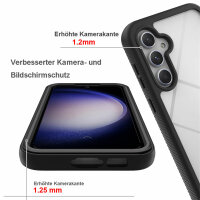 360 Grad Hülle mit eingebautem Displayschutz für Samsung Galaxy A55 5G Bumper