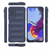 Hülle Xiaomi Redmi Note 11 Pro Handyhülle Outdoor Case Back Cover Handy Tasche Blau