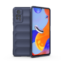 Hülle Xiaomi Redmi Note 11 Pro Handyhülle Outdoor Case Back Cover Handy Tasche Blau