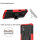 Handy Tasche Lenovo Motorola Panzer Hülle Hybrid Case Cover Schutzhülle Bumper Motorola Moto G9 Plus Rot
