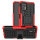 Handy Tasche Lenovo Motorola Panzer Hülle Hybrid Case Cover Schutzhülle Bumper Motorola Moto G9 Plus Rot