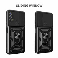 Outdoor Panzer Hülle Motorola Moto E20 E30 E40 Handyhülle Kameraschutz Ringhalte Schwarz