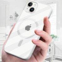 Handyhülle für Apple iPhone 14 Pro Max - Magnet Case Weiß