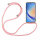 Handykette für Samsung Galaxy A34 5G Handyhülle mit Band Case Hülle mit Kordel Rosa