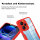360° Grad Hülle Xiaomi Redmi Note 12 Pro+ vollschutz Integriertem Displayschutz Rot