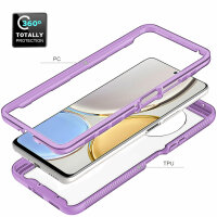 Hülle für Honor Magic4 Lite 5G, Handyhülle Cover 2-teilig TPU Body Bumper Case Lila