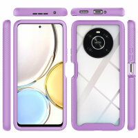 Hülle für Honor Magic4 Lite 5G, Handyhülle Cover 2-teilig TPU Body Bumper Case Lila