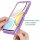 Hülle für Honor Magic4 Lite 5G, Handyhülle Cover 2-teilig TPU Body Bumper Case Lila