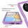 Hülle für Honor Magic4 Lite 5G, Handyhülle Cover 2-teilig TPU Body Bumper Case Lila