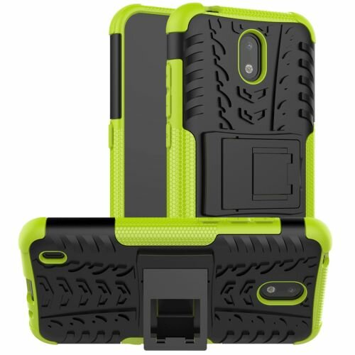 Handy Tasche Nokia Hülle Outdoor Hybrid Case Cover Schutzhülle Handyhülle Bumper Nokia 5.3 Grün