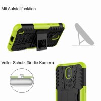 Handy Tasche Nokia Hülle Outdoor Hybrid Case Cover Schutzhülle Handyhülle Bumper Nokia 5.3 Grün