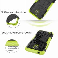 Handy Tasche Nokia Hülle Outdoor Hybrid Case Cover Schutzhülle Handyhülle Bumper Nokia 5.3 Grün