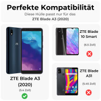 ZTE Handy Tasche Flip Cover Case Buch Klapp Schutz...