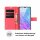 ZTE Handy Tasche Flip Cover Case Buch Klapp Schutz Hülle Etui Wallet Buchtasche ZTE Blade A3 2020 Rot