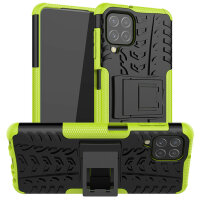 Schutz Hülle für Samsung Galaxy A22 Handyhülle Handytasche Outdoor Case Schale Galaxy A22 4G Grün