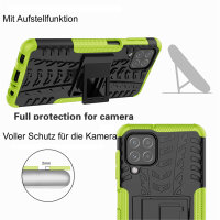 Schutz Hülle für Samsung Galaxy A22 Handyhülle Handytasche Outdoor Case Schale Galaxy A22 4G Grün