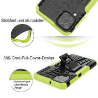 Schutz Hülle für Samsung Galaxy A22 Handyhülle Handytasche Outdoor Case Schale Galaxy A22 4G Grün