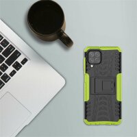 Schutz Hülle für Samsung Galaxy A22 Handyhülle Handytasche Outdoor Case Schale Galaxy A22 4G Grün