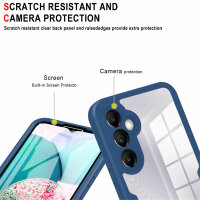 Handy Tasche für Samsung Galaxy A34 5G 360° Grad Handyhülle mit Displayschutz