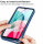 Handy Tasche für Samsung Galaxy A34 5G 360° Grad Handyhülle mit Displayschutz