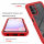 Hülle für Samsung Galaxy A13 4G Handyhülle Schutzhülle Silikon Case Cover Bumper Rot