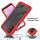Hülle für Samsung Galaxy A13 4G Handyhülle Schutzhülle Silikon Case Cover Bumper Rot
