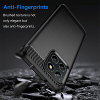 Honor X6A Carbon Hülle Outdoor Handyhülle Bumper Case Cover Handy Tasche TPU