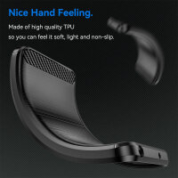 Honor X6A Carbon Hülle Outdoor Handyhülle Bumper Case Cover Handy Tasche TPU