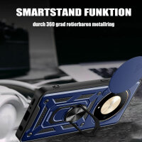 Outdoor Panzer Hülle Honor Magic 6 Lite Handyhülle Slide Kameraschutz Ringhalter Blau