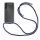 Handykette für Samsung Galaxy A05s Handyhülle mit Band Case TPU Hülle mit Kordel Blau