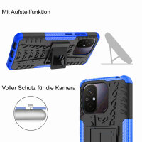 Hülle für Xiaomi Redmi 12C Outdoor Handyhülle Handy Tasche Case Cover TPU Bumper Blau