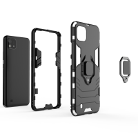 Schutz Hülle Realme C11 (2021), Ring Case Silikon Backcover Handy Tasche Outdoor