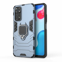 Hülle für Xiaomi Redmi Note 11 / 11S, Schutzhülle Ring Case Silikon Cover Bumper Türkis