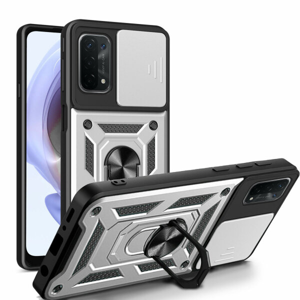 Oppo A54 5G/A74 5G Handyhülle Handy Tasche Hülle Outdoor Case TPU Silikon Bumper